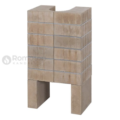 Hőtároló szett Romotop CARA CS design kandallóhoz