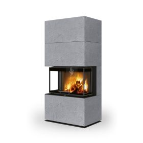   Romotop CARA C N 61 thermaline világos szürke Design kandalló