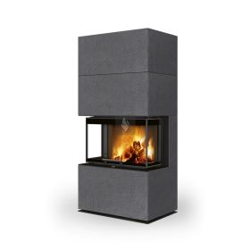   Romotop CARA C N 62 thermaline sötét szürke Design kandalló