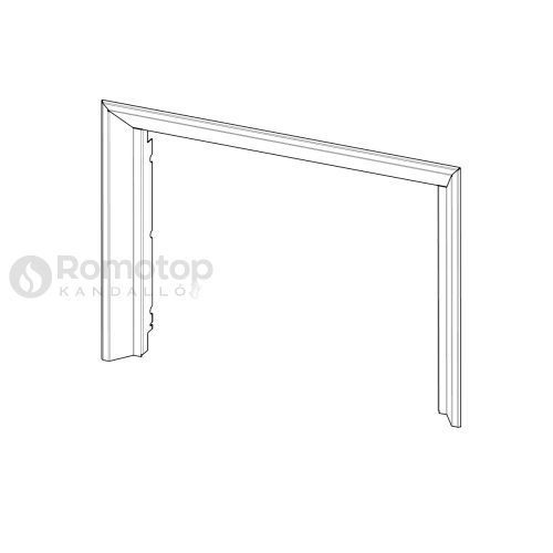 RAM03 takarókeret Romotop DYNAMIC DW2M - DWB2M kandallóbetéthez