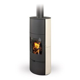   Romotop EVORA H 10 kerámia Kandallókályha - bővíthető hőtárolóval