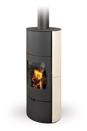 Romotop EVORA H 10 kerámia Kandallókályha - bővíthető hőtárolóval