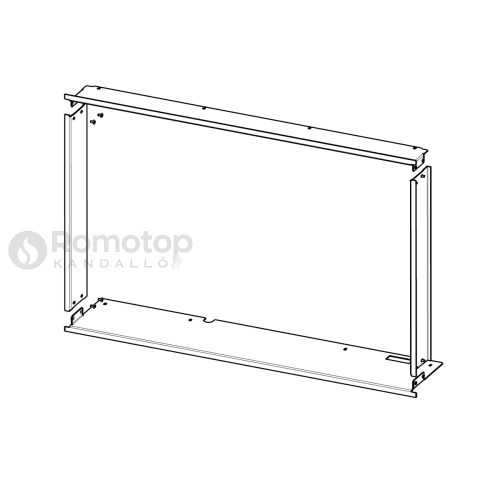 RAM12 takarókeret Romotop HEAT H3LF - HT3LF kandallóbetéthez 