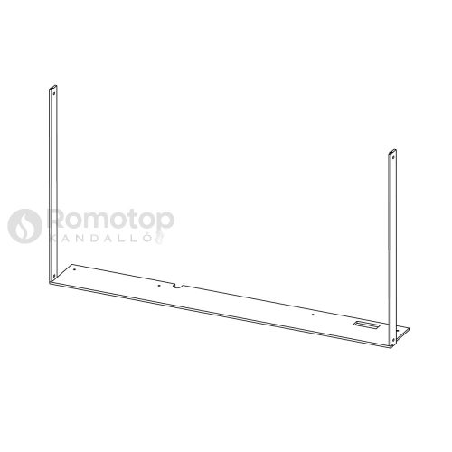 RAM13 takarókeret Romotop HEAT H3LF - HT3LF kandallóbetéthez 
