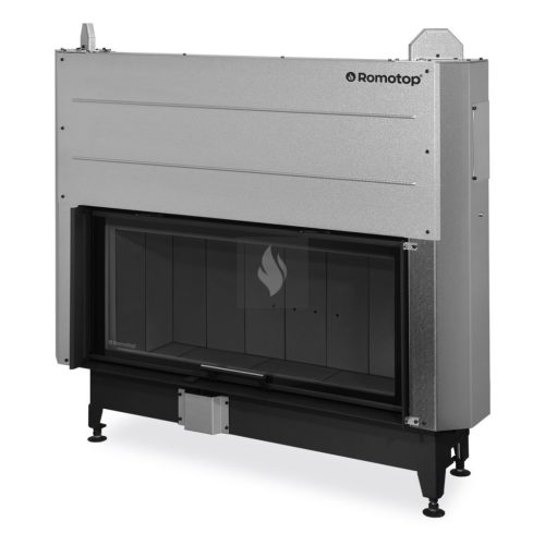 Romotop HEAT 3G L 110.50.06 Légfűtéses kandallóbetét, fekete béléssel