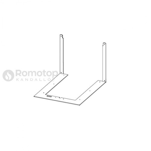 RAM13 takarókeret Romotop HEAT HU3LF kandallóbetéthez