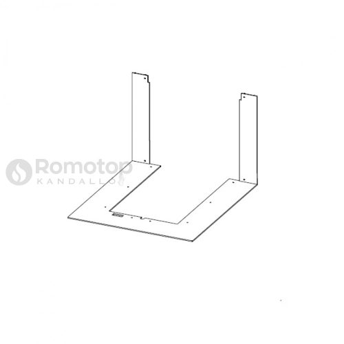 RAM14 takarókeret Romotop HEAT HU3LF kandallóbetéthez