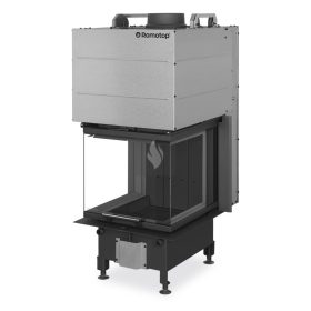   Romotop HEAT U 3G L 50.52.50.26 Légfűtéses kandallóbetét fekete béléssel