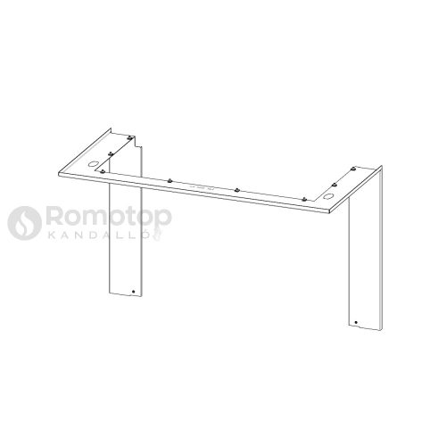 RAM11 takarókeret Romotop Impression IC2LG kandallóbetéthez