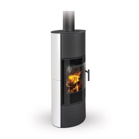   Romotop LAREDO H 10 kerámia Kandallókályha - bővíthető hőtárolóval