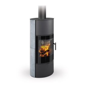   Romotop LAREDO H 20 zsírkő Kandallókályha - bővíthető hőtárolóval