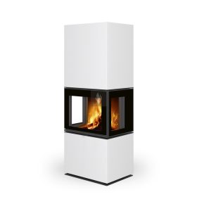   Romotop LERA C GH három oldalas kerámia Design kandalló - bővíthető hőtárolóval