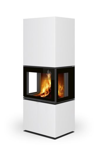 Romotop LERA C GH három oldalas kerámia Design kandalló - bővíthető hőtárolóval