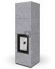 Romotop NORDAC hőtárolós 61 Thermaline világos szürke Design kandalló