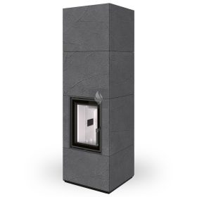   Romotop NORDAC hőtárolós 62 Thermaline sötét szürke Design kandalló