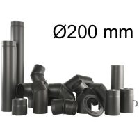 Ø200 mm füstcsövek és idomok